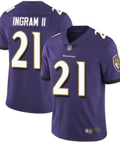 Nike Baltimore Ravens #21 Mark Ingram II Purple Team Color Stitched NFL Vapor Untouchable Limited Jersey