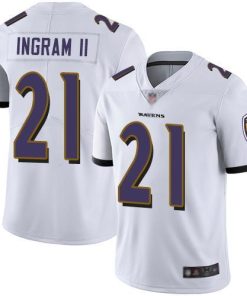 Nike Baltimore Ravens #21 Mark Ingram II White Stitched NFL Vapor Untouchable Limited Jersey
