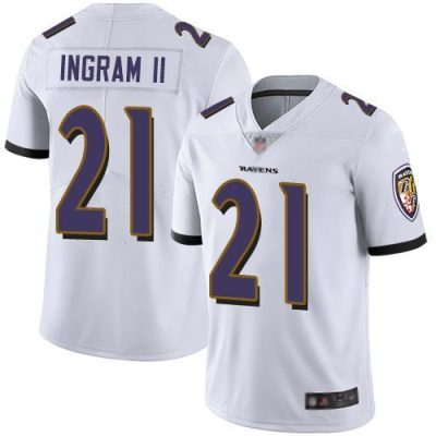 Nike Baltimore Ravens #21 Mark Ingram II White Stitched NFL Vapor Untouchable Limited Jersey