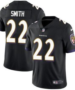 Nike Baltimore Ravens #22 Jimmy Smith Black Alternate Stitched NFL Vapor Untouchable Limited Jersey