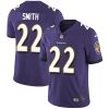 Nike Baltimore Ravens #22 Jimmy Smith Purple Team Color Stitched NFL Vapor Untouchable Limited Jersey