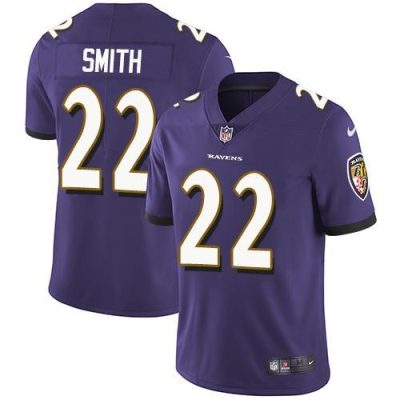 Nike Baltimore Ravens #22 Jimmy Smith Purple Team Color Stitched NFL Vapor Untouchable Limited Jersey