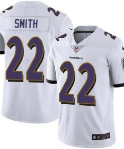 Nike Baltimore Ravens #22 Jimmy Smith White Stitched NFL Vapor Untouchable Limited Jersey