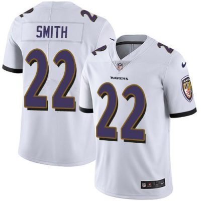 Nike Baltimore Ravens #22 Jimmy Smith White Stitched NFL Vapor Untouchable Limited Jersey