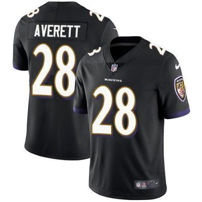 Nike Baltimore Ravens #28 Anthony Averett Black Alternate Stitched NFL Vapor Untouchable Limited Jersey