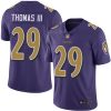 Nike Baltimore Ravens #29 Earl Thomas III Purple Stitched NFL Limited Rush Jersey
