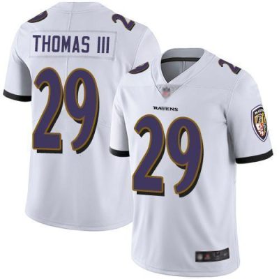 Nike Baltimore Ravens #29 Earl Thomas III White Stitched NFL Vapor Untouchable Limited Jersey