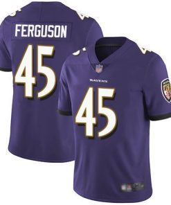 Nike Baltimore Ravens #45 Jaylon Ferguson Purple Team Color Stitched NFL Vapor Untouchable Limited Jersey