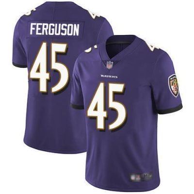 Nike Baltimore Ravens #45 Jaylon Ferguson Purple Team Color Stitched NFL Vapor Untouchable Limited Jersey