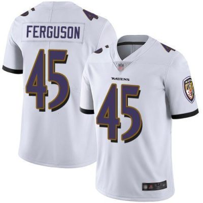 Nike Baltimore Ravens #45 Jaylon Ferguson White Stitched NFL Vapor Untouchable Limited Jersey
