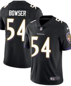 Nike Baltimore Ravens #54 Tyus Bowser Black Alternate Stitched NFL Vapor Untouchable Limited Jersey