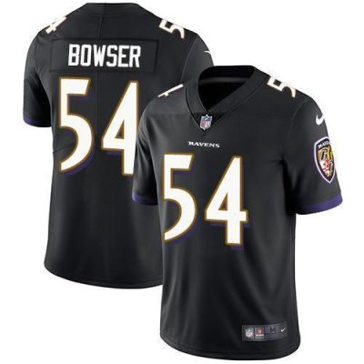 Nike Baltimore Ravens #54 Tyus Bowser Black Alternate Stitched NFL Vapor Untouchable Limited Jersey