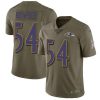 Nike Baltimore Ravens #54 Tyus Bowser Olive Stitched NFL Limited 2017 Salute To Service Jersey
