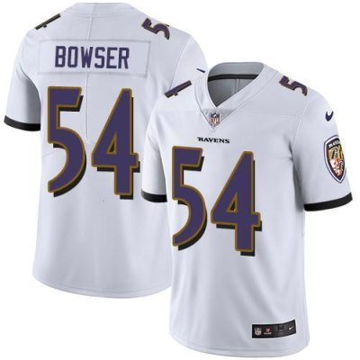 Nike Baltimore Ravens #54 Tyus Bowser White Stitched NFL Vapor Untouchable Limited Jersey