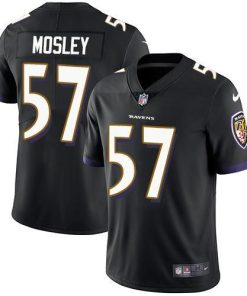 Nike Baltimore Ravens #57 C.J. Mosley Black Alternate Stitched NFL Vapor Untouchable Limited Jersey