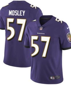 Nike Baltimore Ravens #57 C.J. Mosley Purple Team Color Stitched NFL Vapor Untouchable Limited Jersey