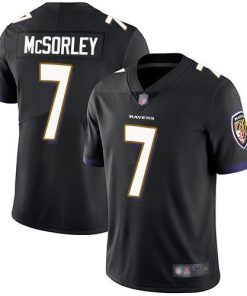 Nike Baltimore Ravens #7 Trace McSorley Black Alternate Stitched NFL Vapor Untouchable Limited Jersey