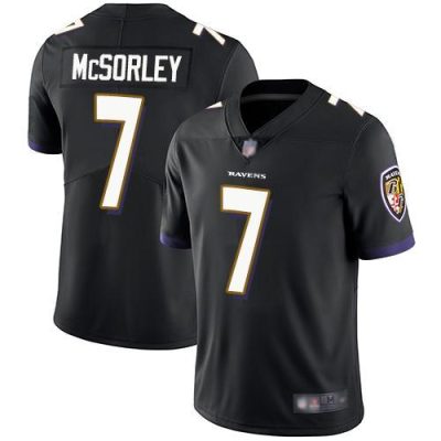Nike Baltimore Ravens #7 Trace McSorley Black Alternate Stitched NFL Vapor Untouchable Limited Jersey