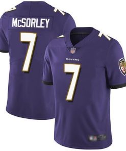 Nike Baltimore Ravens #7 Trace McSorley Purple Team Color Stitched NFL Vapor Untouchable Limited Jersey