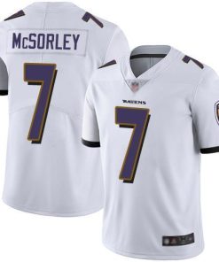 Nike Baltimore Ravens #7 Trace McSorley White Stitched NFL Vapor Untouchable Limited Jersey