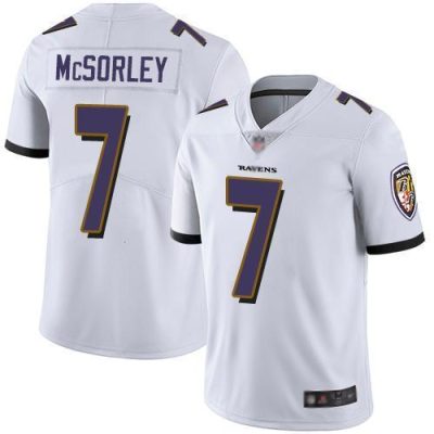 Nike Baltimore Ravens #7 Trace McSorley White Stitched NFL Vapor Untouchable Limited Jersey