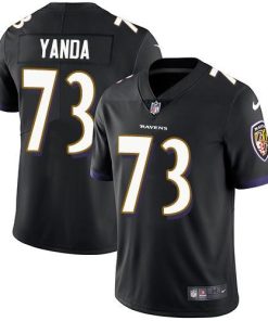 Nike Baltimore Ravens #73 Marshal Yanda Black Alternate Stitched NFL Vapor Untouchable Limited Jersey