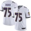 Nike Baltimore Ravens #75 Jonathan Ogden White Stitched NFL Vapor Untouchable Limited Jersey