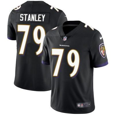 Nike Baltimore Ravens #79 Ronnie Stanley Black Alternate Stitched NFL Vapor Untouchable Limited Jersey