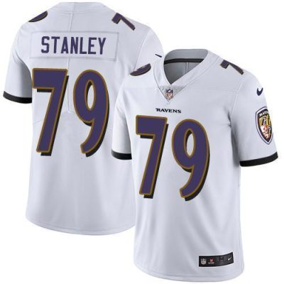 Nike Baltimore Ravens #79 Ronnie Stanley White Stitched NFL Vapor Untouchable Limited Jersey