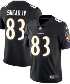 Nike Baltimore Ravens #83 Willie Snead IV Black Alternate Stitched NFL Vapor Untouchable Limited Jersey