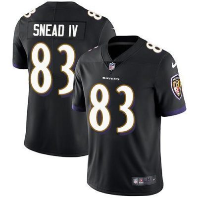 Nike Baltimore Ravens #83 Willie Snead IV Black Alternate Stitched NFL Vapor Untouchable Limited Jersey