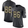 Nike Baltimore Ravens #86 Nick Boyle Black Stitched NFL Limited 2016 Salute to Service Jersey