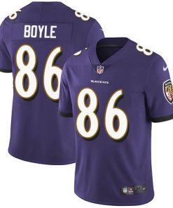Nike Baltimore Ravens #86 Nick Boyle Purple Team Color Stitched NFL Vapor Untouchable Limited Jersey