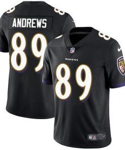 Nike Baltimore Ravens #89 Mark Andrews Black Alternate Stitched NFL Vapor Untouchable Limited Jersey