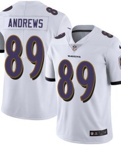Nike Baltimore Ravens #89 Mark Andrews White Stitched NFL Vapor Untouchable Limited Jersey