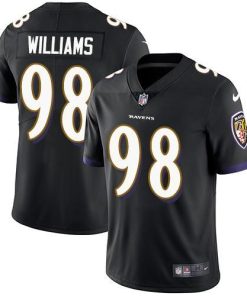 Nike Baltimore Ravens #98 Brandon Williams Black Alternate Stitched NFL Vapor Untouchable Limited Jersey