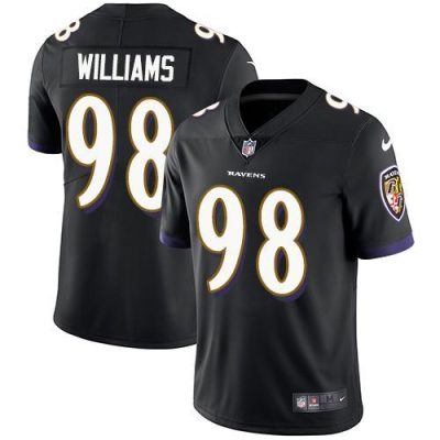 Nike Baltimore Ravens #98 Brandon Williams Black Alternate Stitched NFL Vapor Untouchable Limited Jersey