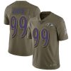 Nike Baltimore Ravens #99 Matthew Judon Olive Stitched NFL Limited 2017 Salute To Service Jersey