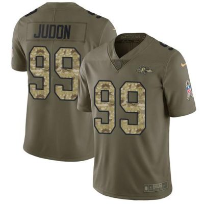 Nike Baltimore Ravens #99 Matthew Judon Olive/Camo Stitched NFL Limited 2017 Salute To Service Jersey