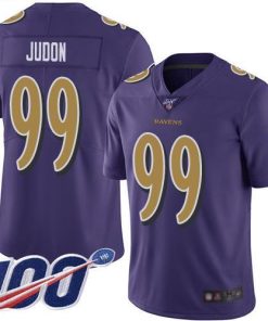 Nike Baltimore Ravens #99 Matthew Judon Purple Stitched NFL Limited Rush 100th Season Jersey