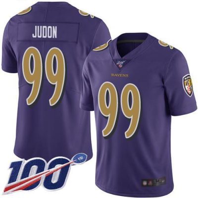 Nike Baltimore Ravens #99 Matthew Judon Purple Stitched NFL Limited Rush 100th Season Jersey