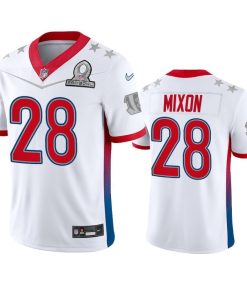 Nike Bengals #28 Joe Mixon NFL 2022 AFC Pro Bowl Game Jersey White
