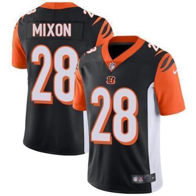 Nike Bengals #28 Joe Mixon Black Team Color Stitched NFL Vapor Untouchable Limited Jersey