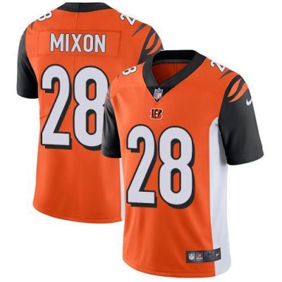 Nike Bengals #28 Joe Mixon Orange Alternate Stitched NFL Vapor Untouchable Limited Jersey