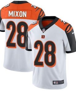 Nike Bengals #28 Joe Mixon White Stitched NFL Vapor Untouchable Limited Jersey