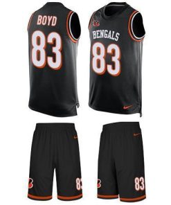 Nike Bengals #83 Tyler Boyd Black Team Color Stitched NFL Limited Tank Top Suit Jersey