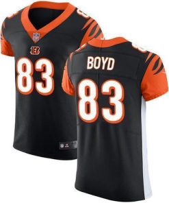 Nike Bengals #83 Tyler Boyd Black Team Color Stitched NFL Vapor Untouchable Elite Jersey