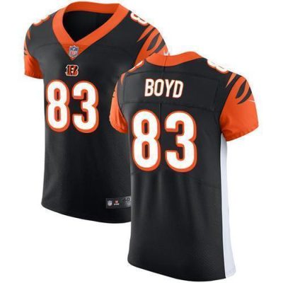 Nike Bengals #83 Tyler Boyd Black Team Color Stitched NFL Vapor Untouchable Elite Jersey