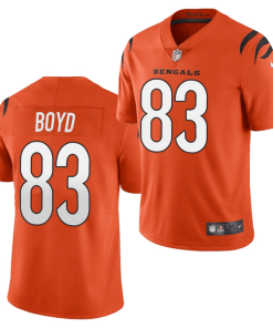 Nike Bengals #83 Tyler Boyd Orange Nike Alternate Vapor Limited Jersey