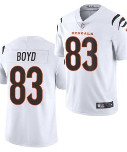 Nike Bengals #83 Tyler Boyd White Nike Vapor Limited Jersey